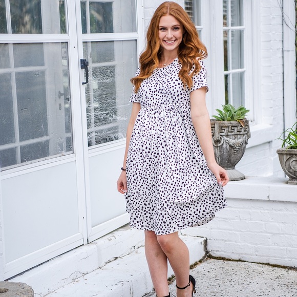 Boutique dress black and white knit brand new - Picture 2 of 9